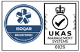 ISOQAR and UKAS logo